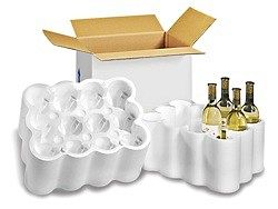 12 PK Foam wine shipper