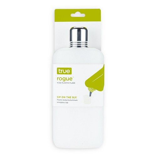 Plastic Flask 16oz