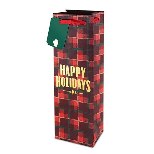 Plaid Happy Holidays