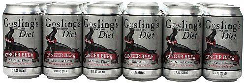 Goslings Diet Ginger Beer 12oz can