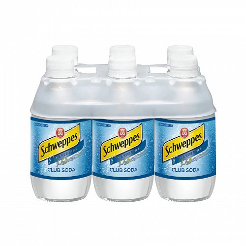 Schweppes Club Soda 6PK 10oz