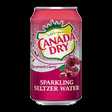 Canada Dry Pomm/Cherry Seltzer 12oz