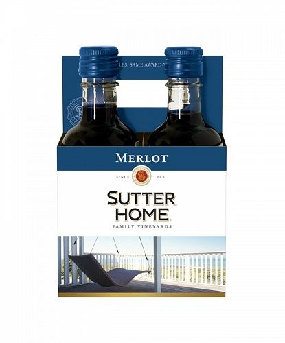 Sutter Home Merlot  4PACK