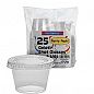 Party Gelatin Shot & Lids 25pk 2.5oz