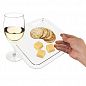 Clear Appetizer Cocktail Plate